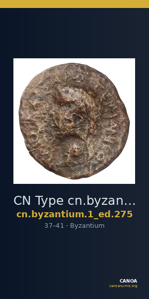 CN Type cn.byzantium.1_ed.275 — CANOA