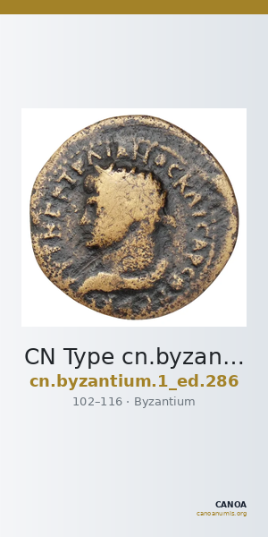 CN Type cn.byzantium.1_ed.286 — CANOA