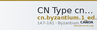 CN Type cn.byzantium.1_ed.304 — CANOA