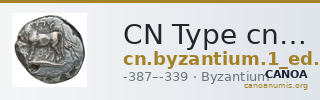 CN Type cn.byzantium.1_ed.31 — CANOA