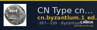 CN Type cn.byzantium.1_ed.31 — CANOA