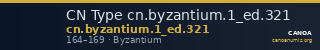 CN Type cn.byzantium.1_ed.321 — CANOA