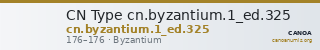 CN Type cn.byzantium.1_ed.325 — CANOA