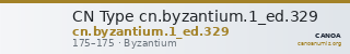 CN Type cn.byzantium.1_ed.329 — CANOA