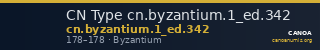CN Type cn.byzantium.1_ed.342 — CANOA