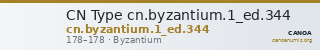 CN Type cn.byzantium.1_ed.344 — CANOA