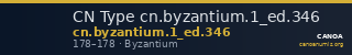 CN Type cn.byzantium.1_ed.346 — CANOA