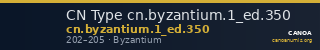 CN Type cn.byzantium.1_ed.350 — CANOA