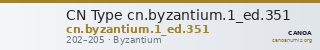 CN Type cn.byzantium.1_ed.351 — CANOA