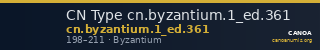 CN Type cn.byzantium.1_ed.361 — CANOA