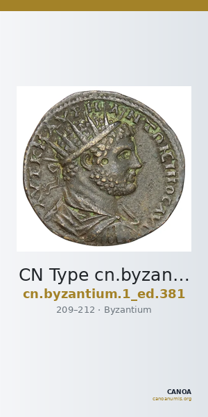 CN Type cn.byzantium.1_ed.381 — CANOA