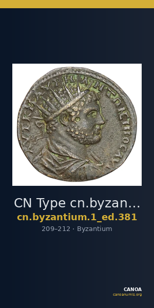 CN Type cn.byzantium.1_ed.381 — CANOA