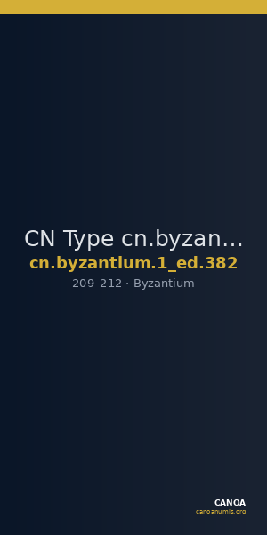 CN Type cn.byzantium.1_ed.382 — CANOA