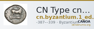 CN Type cn.byzantium.1_ed.39 — CANOA