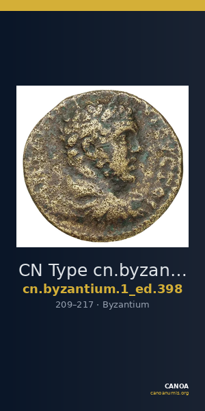 CN Type cn.byzantium.1_ed.398 — CANOA