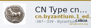 CN Type cn.byzantium.1_ed.40 — CANOA