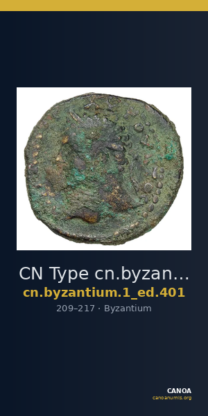 CN Type cn.byzantium.1_ed.401 — CANOA