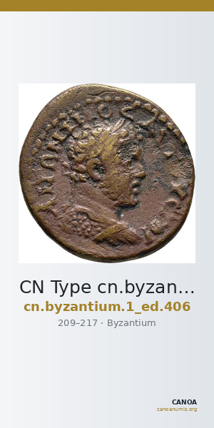 CN Type cn.byzantium.1_ed.406 — CANOA
