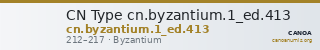CN Type cn.byzantium.1_ed.413 — CANOA