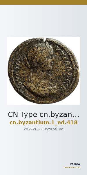 CN Type cn.byzantium.1_ed.418 — CANOA