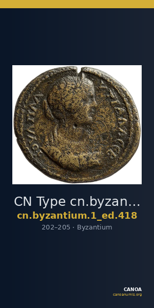 CN Type cn.byzantium.1_ed.418 — CANOA