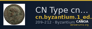 CN Type cn.byzantium.1_ed.430 — CANOA