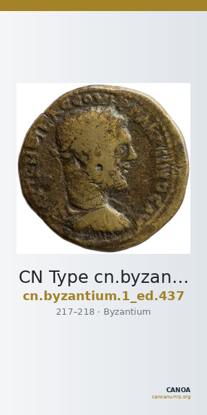 CN Type cn.byzantium.1_ed.437 — CANOA