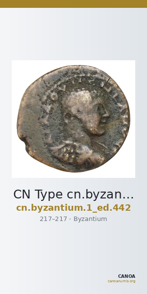 CN Type cn.byzantium.1_ed.442 — CANOA