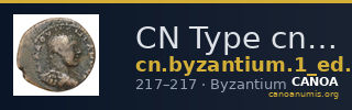 CN Type cn.byzantium.1_ed.442 — CANOA