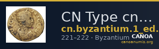 CN Type cn.byzantium.1_ed.460 — CANOA