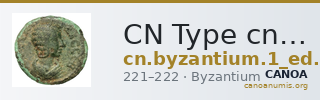 CN Type cn.byzantium.1_ed.462 — CANOA