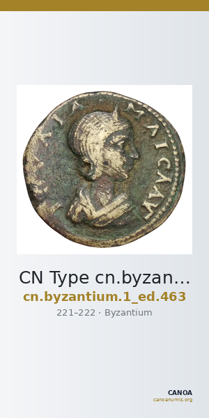 CN Type cn.byzantium.1_ed.463 — CANOA