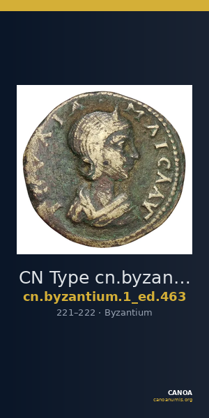 CN Type cn.byzantium.1_ed.463 — CANOA