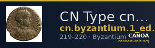 CN Type cn.byzantium.1_ed.465 — CANOA