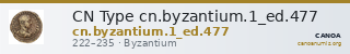 CN Type cn.byzantium.1_ed.477 — CANOA