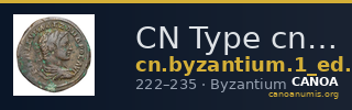 CN Type cn.byzantium.1_ed.482 — CANOA