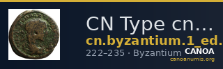CN Type cn.byzantium.1_ed.483 — CANOA