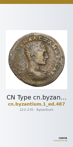 CN Type cn.byzantium.1_ed.487 — CANOA