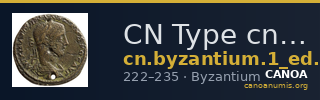 CN Type cn.byzantium.1_ed.502 — CANOA