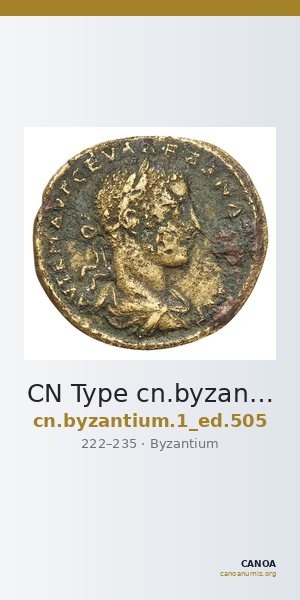 CN Type cn.byzantium.1_ed.505 — CANOA