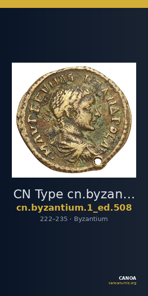 CN Type cn.byzantium.1_ed.508 — CANOA