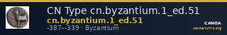 CN Type cn.byzantium.1_ed.51 — CANOA