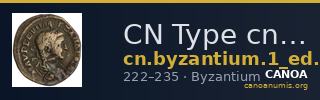 CN Type cn.byzantium.1_ed.511 — CANOA