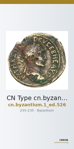 CN Type cn.byzantium.1_ed.526 — CANOA