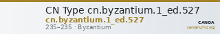 CN Type cn.byzantium.1_ed.527 — CANOA