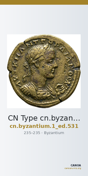 CN Type cn.byzantium.1_ed.531 — CANOA