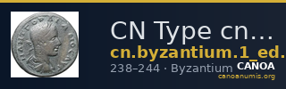 CN Type cn.byzantium.1_ed.537 — CANOA