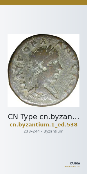 CN Type cn.byzantium.1_ed.538 — CANOA