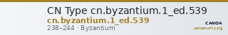 CN Type cn.byzantium.1_ed.539 — CANOA