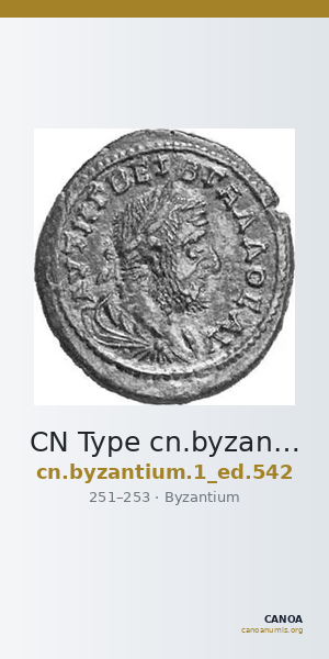 CN Type cn.byzantium.1_ed.542 — CANOA